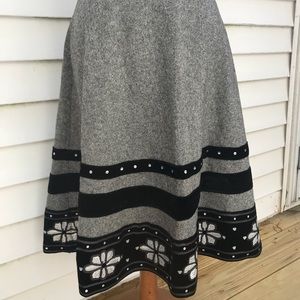 Velvet and Beaded CONTEXT skirt
